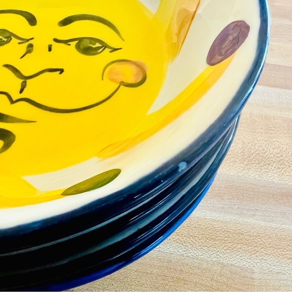 Vicki Carroll Set of 4 Cereal/Soup Bowls from 1994 EUC/VGUC - Picture 5 of 10